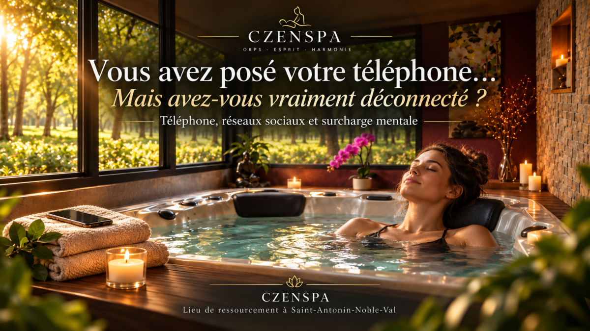 Téléphone, réseaux sociaux et surcharge mentale : vraie déconnexion chez CZENSPA à Saint-Antonin-Noble-Val